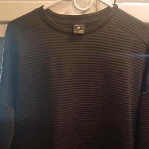 Nike Black Ribbed Crewneck Sweatshirt